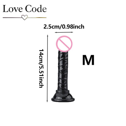 Transparent Dildo Suction Cup Jelly Dick Women Sex Toys Soft Masturbators Penis