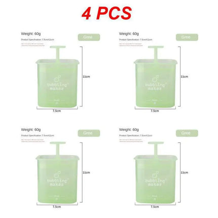 2/4/6PCS Face Wash Soap Bubble Cup Rapid Foaming Makeup Remover Deep Cleansing Balm Beauty Health Face Care Shampoo Foam Maker