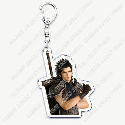 Popular Game Keychains for Accessories Key Chain Jewelry Keyrings Cloud Strife Ffvii Tifa Sephiroth Vincent Valentine Fans Gifts