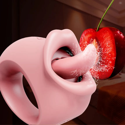 Clitoral Vibrator Licking Tongue Sex Toy for Women Nipple Vagina Stimulator Orgasm Blowjob Female Masturbation Tools Adult Goods