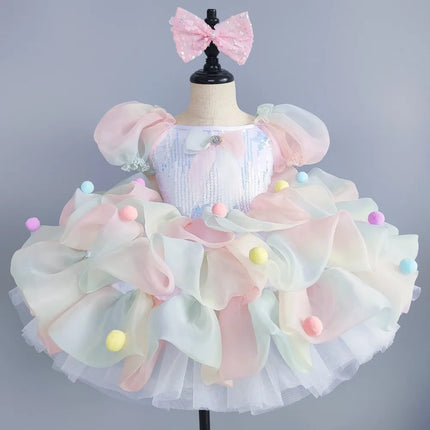 Children Ballet Dress Girls Clothing Summer Baby Ballerine Dance Costumes Party Girl Ballet Leotards Kids Dresses Tutu Vestidos