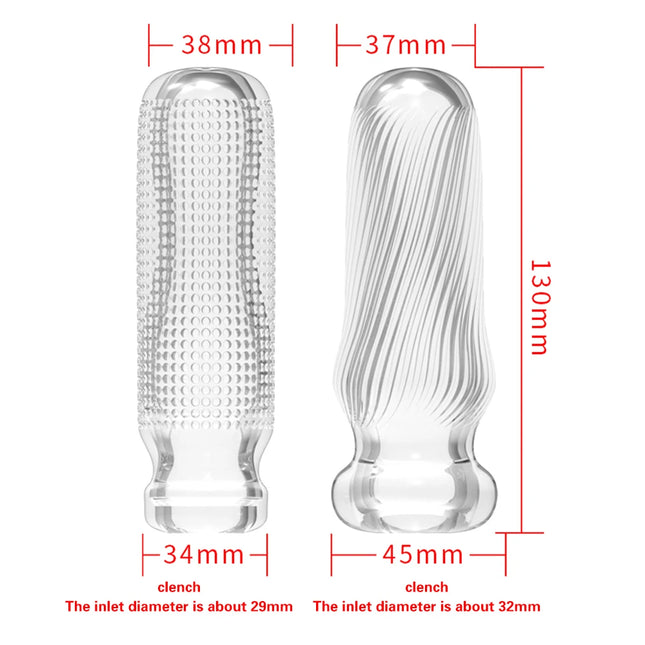 Soft Pussy Sex Toys Male Masturbator Cup Transparent Vagina Adults Endurance Exercise Adult supplies Vacuum Pocket Cup for Men