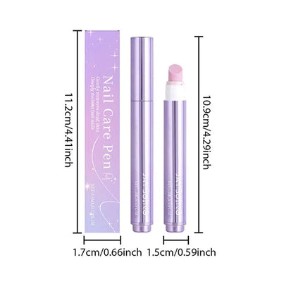 3-in-1 Cuticle Oil Pen Cuticle Pusher Nail Pen Dead Skin & Cuticle Remover Pen Nail Oil Pen with Ceramic Tip for Nails Care