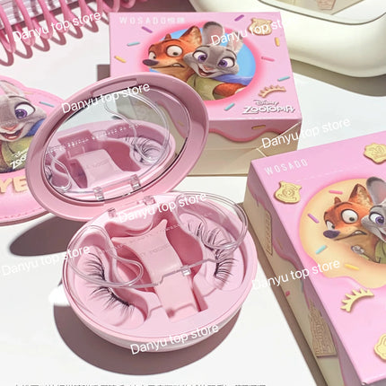 WOSADO BHigh-end Magnetic Eyelashes Magnifying Eyes No Adhesive Reusable Magnetic False Eyelashes Clip Makeup Tool