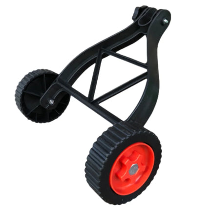 Universal Lawn Mower Wheel Set Adjustable Stablize Mower Auxiliary Wheels Easy To Install Save Effort Mower Wheel Attachment