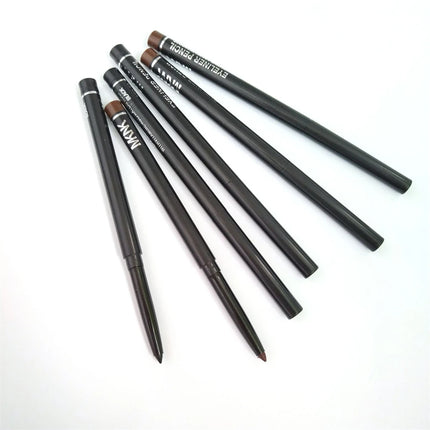 3Pcs Waterproof & Sweat-Proof Black Eyeliner Pencil - Long-LastingSmudge-Proof for Bold Eye Makeup, Easy Glide Formula for Perfe