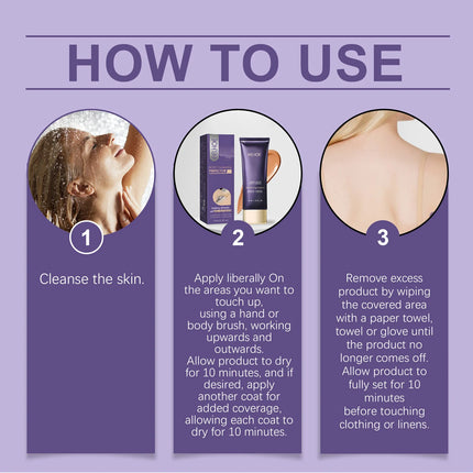 EELHOE Body Concealer Full Coverage Covering Tattoo Sweatproof Waterproof Body Foundation Body Coverage Perfector Makeup