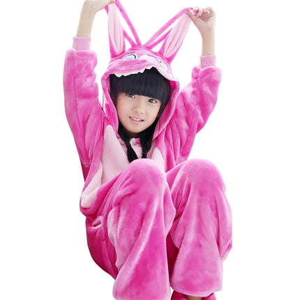 BEAST KINGDOM Disney Angel Stitch Pajamas Cosplay Cartoon Plush One-piece Pajamas Stitch Winterwarm Costumes Christmas for Gift