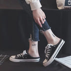 40 / Black [half slippers]]
