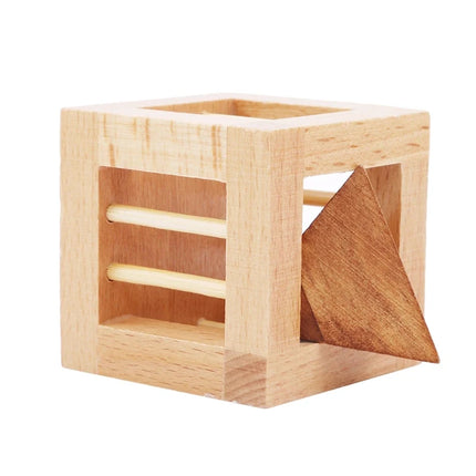 Classic IQ 3D Wooden Puzzle Adults And Kids Casse Tete Baffling Puzzles Headache Brain Development Toys Rompecabezas De Madera