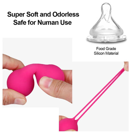 Silicone Smart Geisha Kegel Ball Beads Vaginal Ball Sex Toy for Women Simulator Vagina Chinese Ben Wa Ball Tightening Exerciser