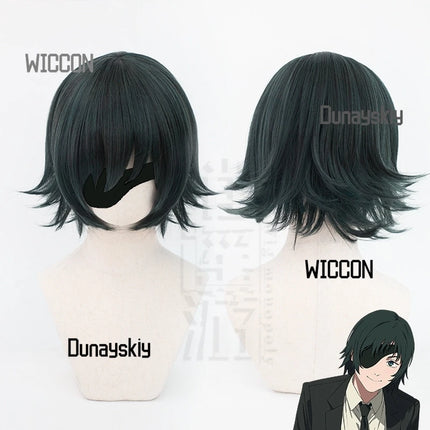 Himeno Cool Cosplay Wig Props Eye Cover Funny Costume Party Daily Halloween Christmas Stage Men Women Cosplay Himeno Japanese