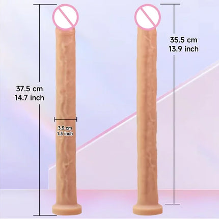 Realistic Long Dildo Penis Anal Vaginal Stimulator Liquid Silicone Dildos Sex Toys for Women Lesbian Couples Men Gay Adult Anal