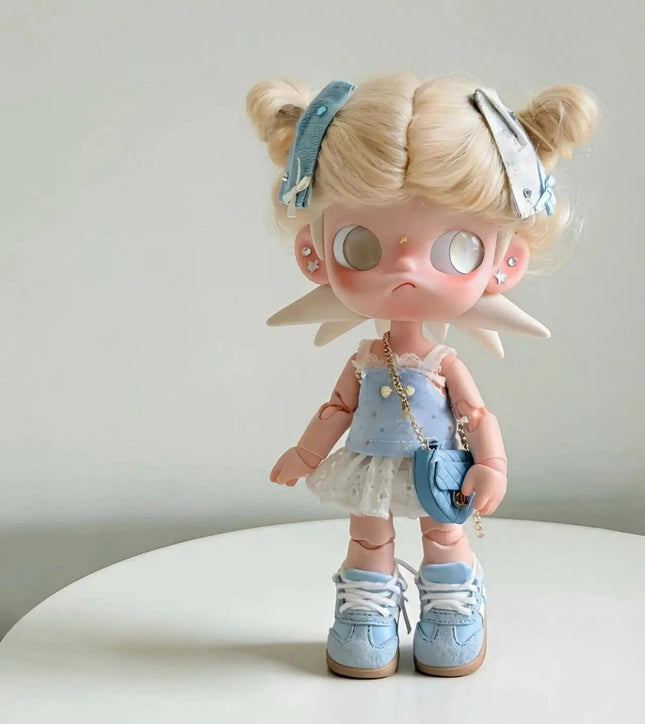 Zsiga Articulated Action Figure 20 Cm One Eighth Scale Pale Skin Jointed Body Movable Eyes Collectible Toy For Adult Collectors