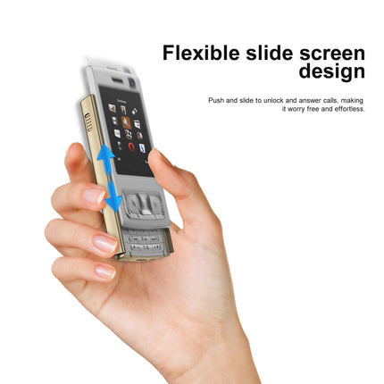 SERVO N95 PRO Slide Screen Mini Mobile Phone Speed Dial Call Recording Magic Voice Blacklist 2G Push Screen Torch Cellphone MP4