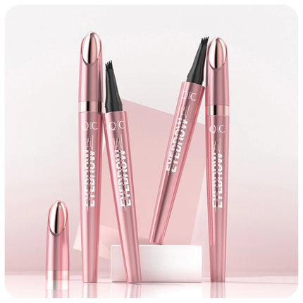 3D Dye Eyebrow Pencil Hairling Anti-smudge Waterproof Long Lasting Black Brown Large Brush Natural Wild Eyebrow Enhancers Cream