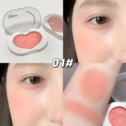 Gege bear, powder blusher is naturally attractive, and does not block. powder blusher, lasting makeup, prom party