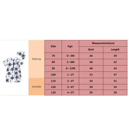 Newborn Baby Infant Boys Swimsuit with Hat Cartoon Tree Print Short Sleeve Round Neck Half Zipper Jumpsuit Bathing Suit
