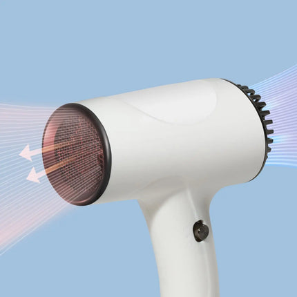 Cordless Portable Hair Dryer 500W, 2 Speed Hot & Cold Wind Blower, Low Noise Rechargeable for Travel, Home, Dorm & Women Men