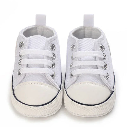 Baby Canvas Classic Sports Shoes Newborn Boys and Girls Printed Star First Walkers Shoes Infant Anti slip Baby Shoes