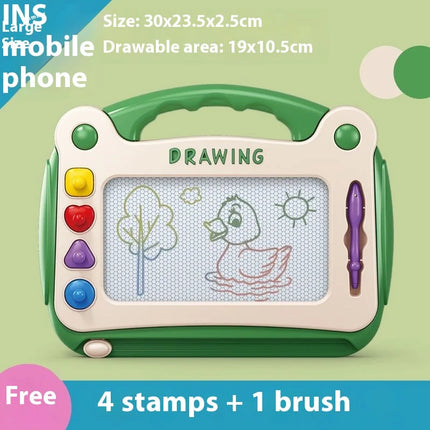 Children's Drawing Board Baby Magnetic Writing Board 1-3 Years Old Kidsren's Graffiti Painting Erasable Magnetic Home Drawing Toy