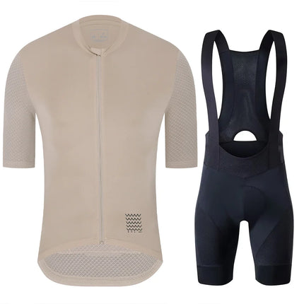 YKYWBIKE Men's Cycling Jersey Set Cycling Bib Shorts Classic MTB Kit Breathable Bike Clothes Bicycle Maillot Cycling Clothing