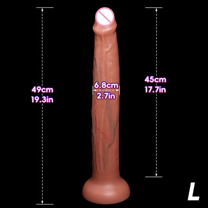 Super Long Realistic Soft Silicone Dildo glans Penis Butt Plug Prostate Massager Vagina Anal Suction Cup Sex Toys For Women men