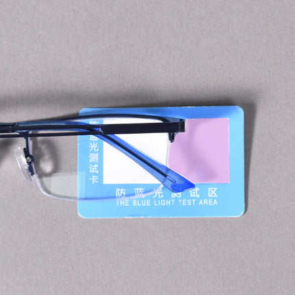 2025 New Metal Half Frame Anti Blue Light Presbyopia Glasses Business Lightweight Reading Presbyopia Glasses+125+175+225+275+3.5