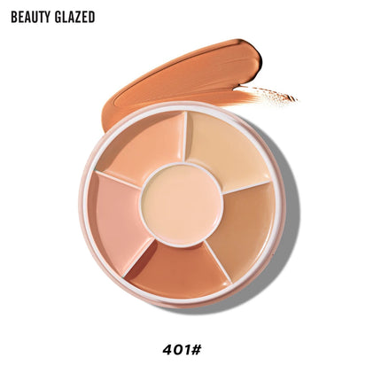 6 in1 Professional Full Coverage Concealer Flawlessly Covers Dark Circles Wrinkles Pore Silky Texture Concealer Hides Dark Spots