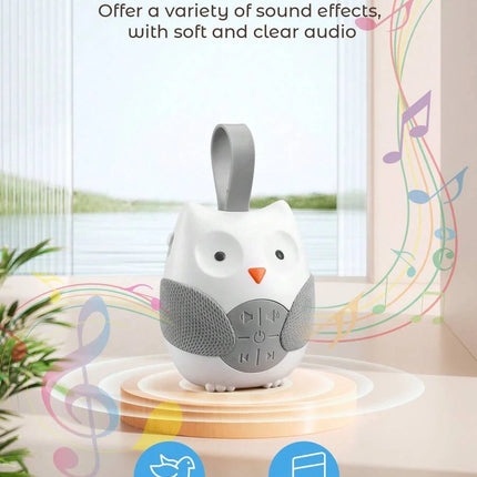 Portable Sleep Sound Toddler White Noise Machine Soothing Music Player Sleep Home for Baby Room Stroller Lullaby boys Girls Gift