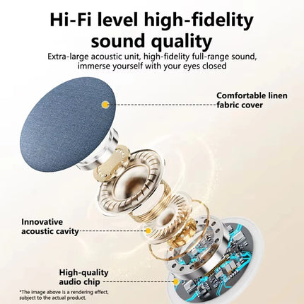 New Bluetooth Speaker Mini Sleeping Nature Sound White Noise Soundbar Wireless MP3 Music Player Ultra Thin Timed Shutdown Audio