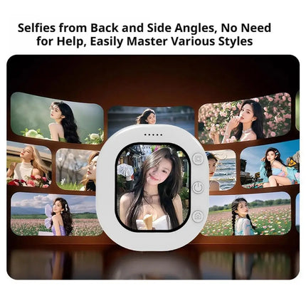 Mini Wireless Phone Selfie Monitor Screen Portable Back Camera Monitor With Magnetic For Selfie Vlog Live Video Recording
