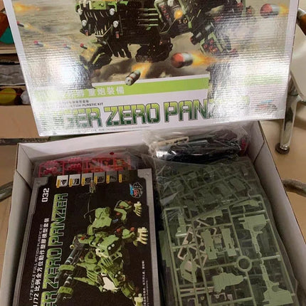 BT Building Blocks ZOIDS RZ-041 Liger ZERO Panzer Green Lion 1:72 Scale Full Action Plastic Kit Assemble Model Birthday Gifts