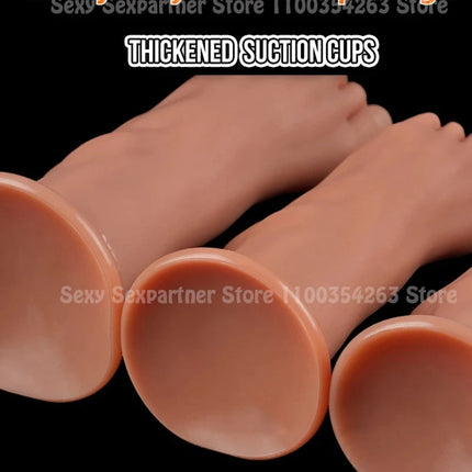 New Huge Feet Anal Plug Big Silicone Ass ButtPlug Deep Masturbator Dildo Dilator Stimulator Anal Dildo Adult Sex Toys For Women