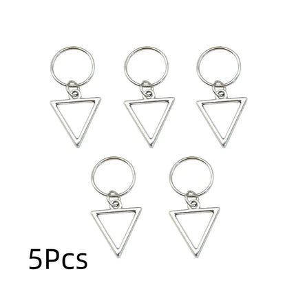 30Pcs/Lot Mix Color Charms Hair Braid Dread Dreadlock Beads Clips Cuffs Rings Hoop Adjustable Jewelry 14MM Clasps Accessories
