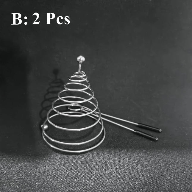 Super Elasticity Nipple Clamp Nipple Rotation Sensitizer Trainer Breast Force Regulation Breast Stimulation Adult Games Sex Toys