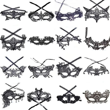 Women Lace Mask Eye Masquerade Party Masks Masked Ball Cosplay Costumes Carnival Half Face Mask