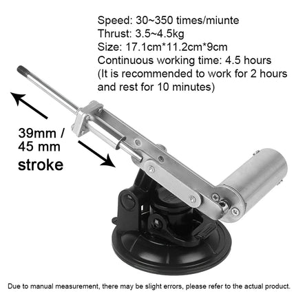 Mini Telescopic Sex Machine with Dildo 60mm Plate 39mm/45mm Stroke Reciprocating Linear Actuator Female Sexual Masturbation Kit