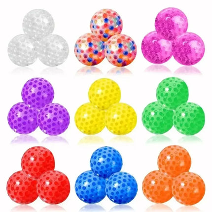 High Quality Relaxation Ice Beads Pinch Ball Toy 6cm Stress Relief Squishy Balls Sensory Fidget Toy Kids Squeeze Toys Super Soft