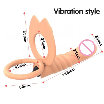 Sex Shop Double Penetration Anal Plug Dildo Big Butt Plug Vibrator For Men Strap On Penis Vagina Plug Adult Sex Toys For Couples