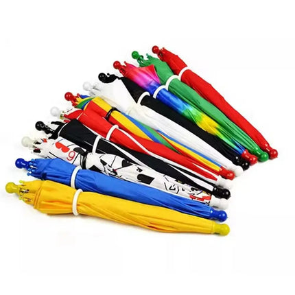 40.5cm Length Magic Umbrella Medium Size Performance Umbrella Magic Trick 10 Colors Close Up Silk To Four Umbrellas
