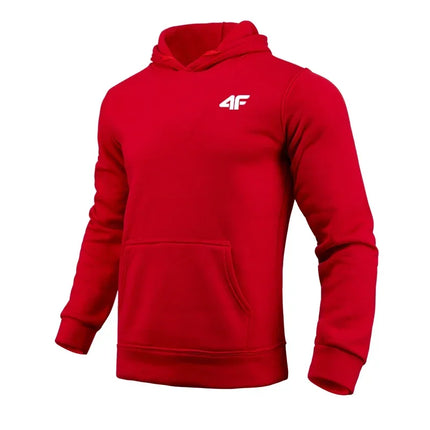 Men's hooded sweatshirt for all seasons; daily leisure, comfortable for outdoor, hooded jacket for gym; trendy men's clothing