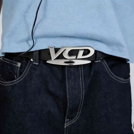 2026 Y2k Retro Dvd Buckle Belt Women Fashion Waistband, Trendy Niche Design, Versatile Accessory Perfect For Jeans, Statement