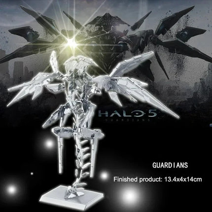 Colorful 3D Metal Puzzle Assault Rifle Guardian Mantis Mecha Model Pelican Assembling Toy Puzzle Box for Adults Jigsaw Puzzle