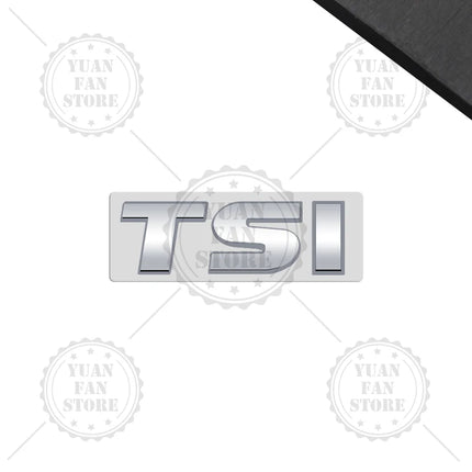 TSI TDI Emblem Car Styling 3D Sticker ABS Logo Badge For Tiguan Polo Golf 4 5 6 MK6 Passat B5 B6 Bora Jetta Touran T-Cross Caddy