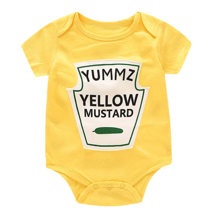 New Summer Baby Boys Girls Clothes Baby Bodysuit Short Sleeved Letter Baby Bodysuits One Pieces Cute Babies Twins Clothes #Y