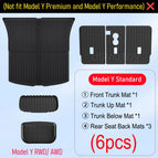 F R Tapis de coffre 6 pièces / Model Y Standard