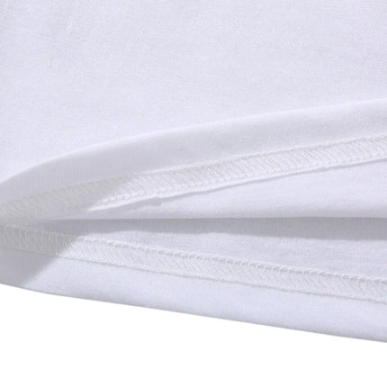 New Gabby Dollhouses Pink Short Sleeve White T-shirts Girls Tops Cotton Summer Casual Birthday Number T-shirt Party Supplies Tee