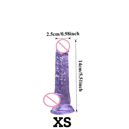 Realistic Big Jelly Dildo Wearable Strap on Penis For Women Masturbators Erotic Anal  Gay Penis Suction Cup Dick Sex Toys 18+