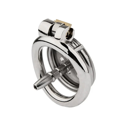 Male Super Mini Chastity Cage Device Stainless Steel Penis Cage Cock Ring Chastity Lock Sex Toys For Men BDSM Sissy